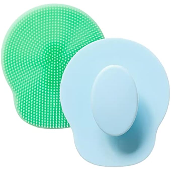 ROSS FACE SCRUBBER- PACK OF 2 (BLUE & GREEN) - Image 1